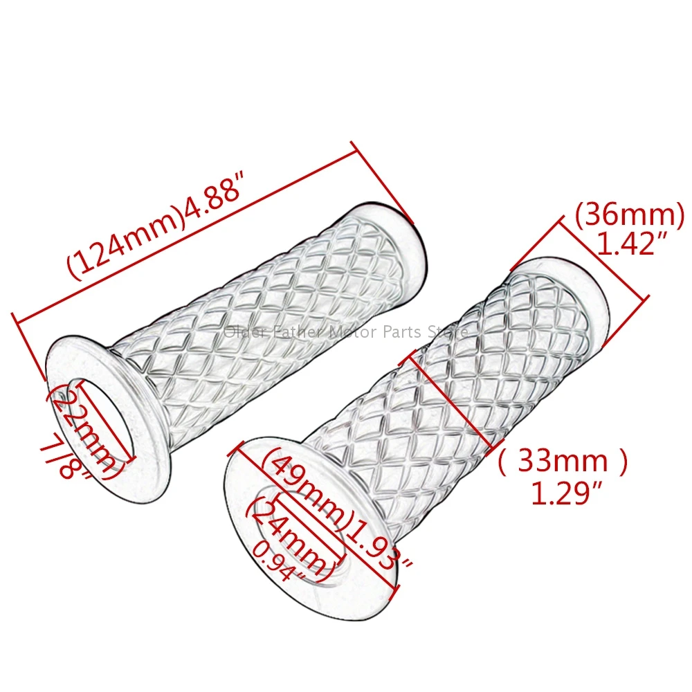 Yellow Rubber Motorcycle Hand Grips Universal For Harley Honda Yamaha Motocross Cafe Racer Scooter Cruiser Left 22mm Right 24mm
Yellow Rubber Motorcycle Hand Grips Universal For Harley Honda Yamaha Motocross Cafe Racer Scooter Cruiser Left 22mm Right 24mm