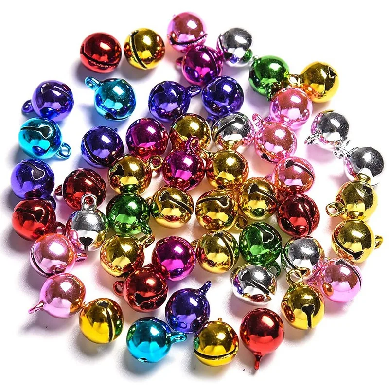 100Pcs Christmas Bells Jingle Bells for Crafts,12mm Small Bells DIY Bells Christmas Crafts (Colorful,100Pcs)
100Pcs Christmas Bells Jingle Bells for Crafts,12mm Small Bells DIY Bells Christmas Crafts (Colorful,100Pcs)