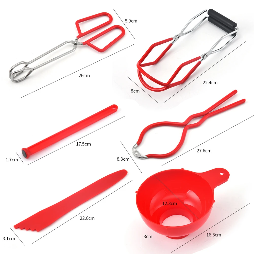 Canning Jar Lifting Tongs Set For Beginners Jar Lifter Canning Funnel Jar Wrench Lid Lifter Canning Tongs Measurer Kitchen Tool
Canning Jar Lifting Tongs Set For Beginners Jar Lifter Canning Funnel Jar Wrench Lid Lifter Canning Tongs Measurer Kitchen Tool