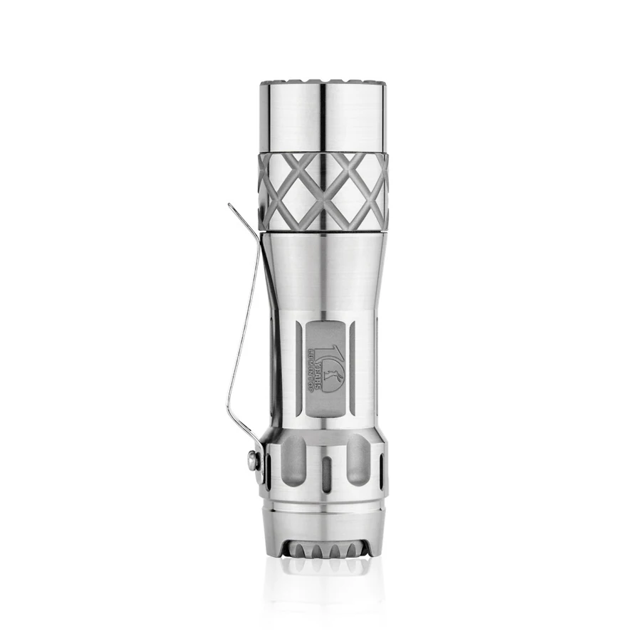 Титановый фонарик Lumintop LM10 плоская батарея 18650 поддержка 2800 люменов