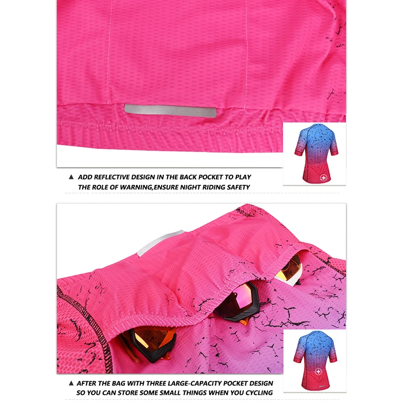 PHMAX Women's Short Sleeve Cycling Jerseys Summer Racing Cycling Clothing Outdoor Sports Ropa ciclismo Clothing
PHMAX Women's Short Sleeve Cycling Jerseys Summer Racing Cycling Clothing Outdoor Sports Ropa ciclismo Clothing