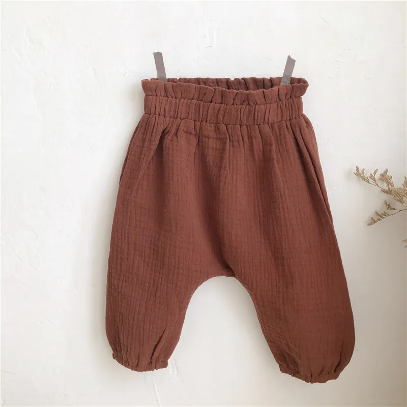 5109 Korean Baby Pants Cotton Hemp Comfortable Loose Pp Pants High Waist Casual Baby Boy Pants All Match Girl Casual Trousers
5109 Korean Baby Pants Cotton Hemp Comfortable Loose Pp Pants High Waist Casual Baby Boy Pants All Match Girl Casual Trousers