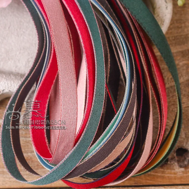 100yards 10/16/25/38mm colorful edge polyester cotton ribbon for garment apparel accessories packing bow bowknot
100yards 10/16/25/38mm colorful edge polyester cotton ribbon for garment apparel accessories packing bow bowknot