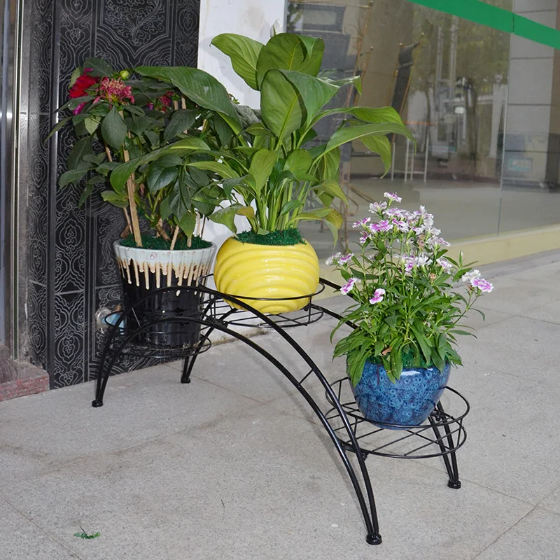 Hollow-out basin support Iron multi-layer floor arched flower rack intimate foot pad design balcony indoor and outdoor living ro
Hollow-out basin support Iron multi-layer floor arched flower rack intimate foot pad design balcony indoor and outdoor living ro