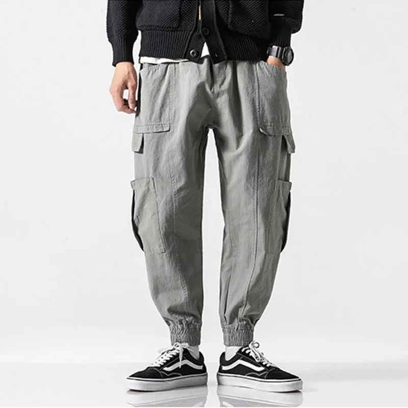 Men Multi-pocket Loose Casual Harem Trouser Joggers Sweatpants Male Vintage Streetwear Hip Hop Cargo Pants Pockets Mid Flat B23
Men Multi-pocket Loose Casual Harem Trouser Joggers Sweatpants Male Vintage Streetwear Hip Hop Cargo Pants Pockets Mid Flat B23