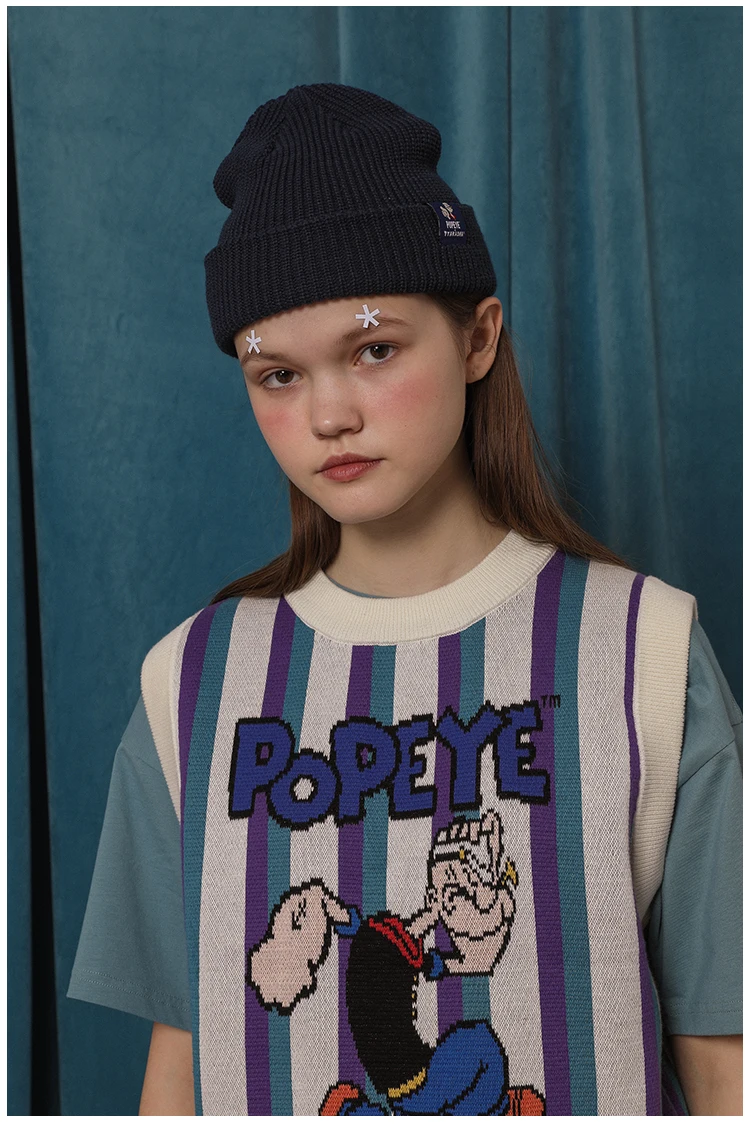 2020 Autumn Winter New Design Harajuku Ladies Sweater Vest Sleeveless Pullover Tops Cartoon Jacquard Thick Casual Loose knitwear
2020 Autumn Winter New Design Harajuku Ladies Sweater Vest Sleeveless Pullover Tops Cartoon Jacquard Thick Casual Loose knitwear