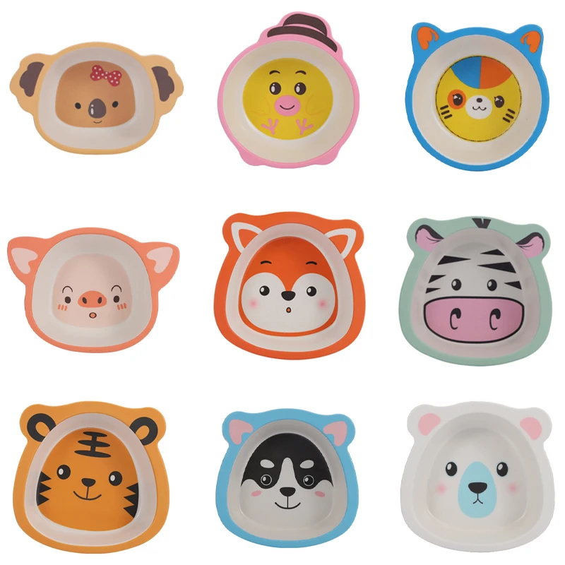 Baby Tableware Cute Cartoon Animal Kids Food Plates Bamboo Fiber Children Anti-hot Feeding Dishes Infant Learn Utensils
Baby Tableware Cute Cartoon Animal Kids Food Plates Bamboo Fiber Children Anti-hot Feeding Dishes Infant Learn Utensils
