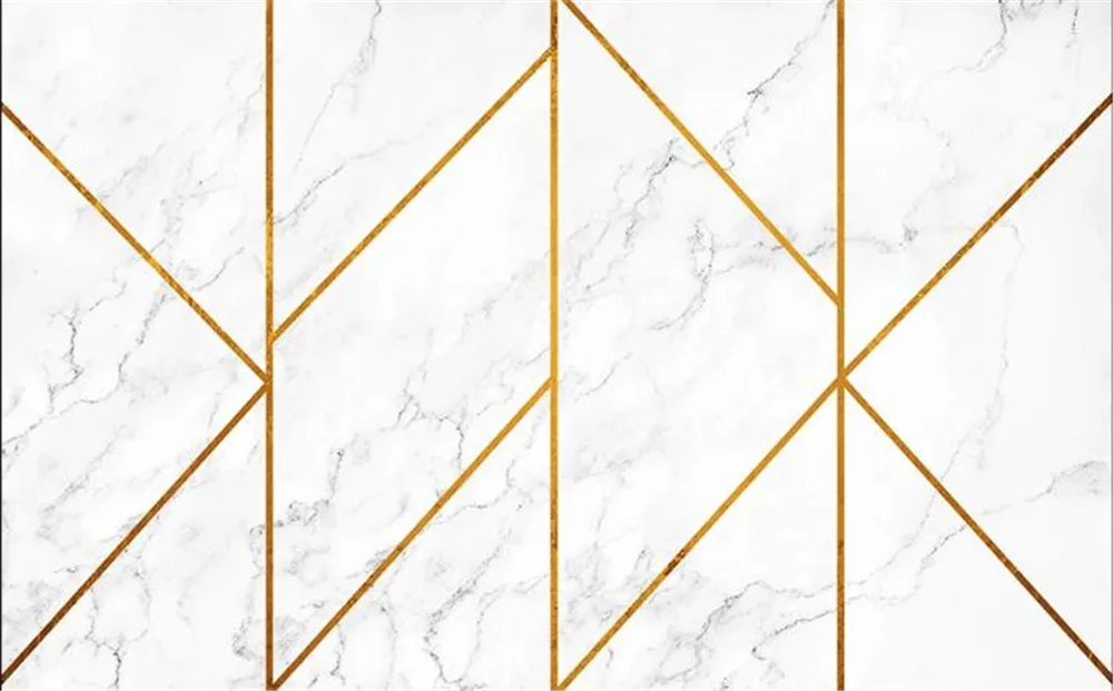 Custom wallpaper mural 3D modern jazz white marble pattern golden line background wallpaper mural
Custom wallpaper mural 3D modern jazz white marble pattern golden line background wallpaper mural