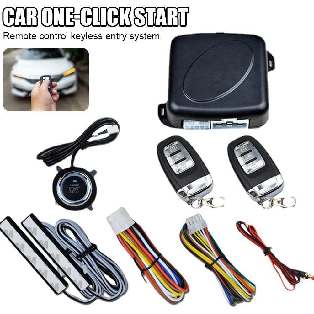 Car Alarm Remote Control System Keyless Entry Engine Start Alarm System Trunk Opening Anti-Theft Push Button Starter Stop Auto
Car Alarm Remote Control System Keyless Entry Engine Start Alarm System Trunk Opening Anti-Theft Push Button Starter Stop Auto