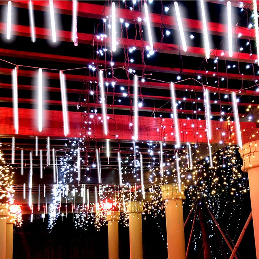30/50CM Meteor Shower Rain Light 8 Tubes Falling Raindrop String Light LED Wedding Christmas Party Fairy String Garland
30/50CM Meteor Shower Rain Light 8 Tubes Falling Raindrop String Light LED Wedding Christmas Party Fairy String Garland