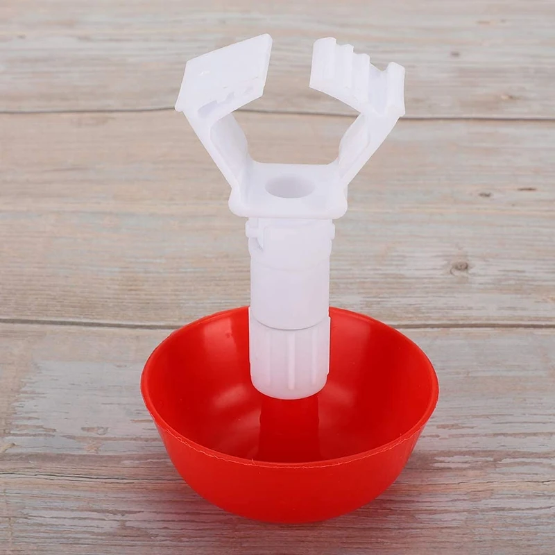 10Pcs Poultry Chicken Drinker Hanging Cups Chick Automatic Waterers Drinking Fountain for Farm Accessories
10Pcs Poultry Chicken Drinker Hanging Cups Chick Automatic Waterers Drinking Fountain for Farm Accessories