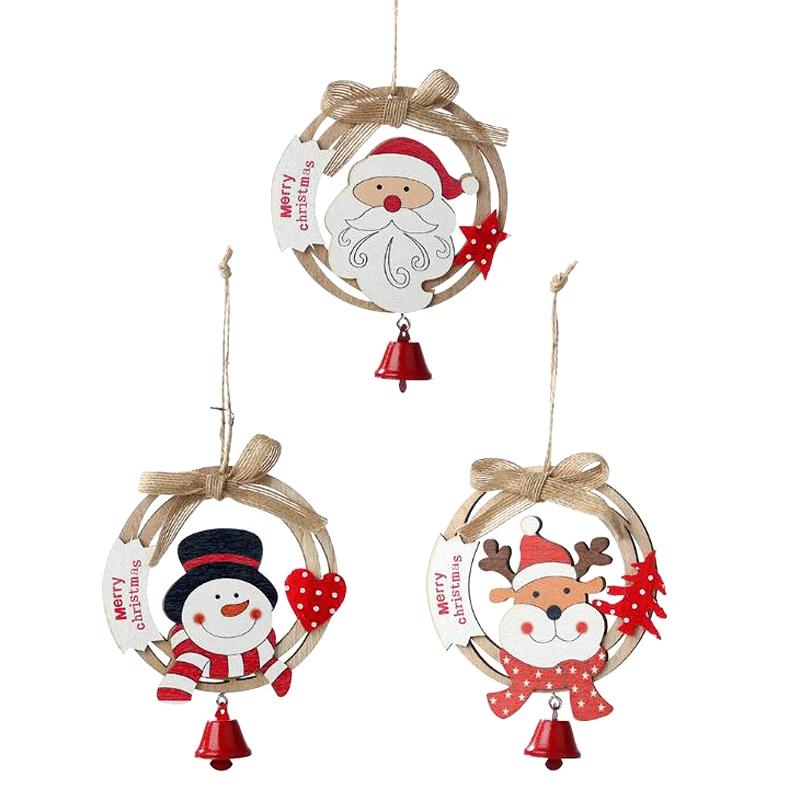 High-quality Christmas Cartoon Wooden Pendant with Bells Shopping Mall Window HomeDecoration Holiday Carnival Party Wall Hanging
High-quality Christmas Cartoon Wooden Pendant with Bells Shopping Mall Window HomeDecoration Holiday Carnival Party Wall Hanging
