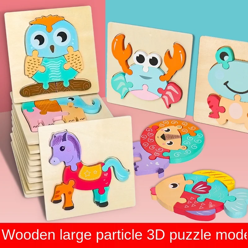 Children's Wooden Three-dimensional Puzzle 3D Cartoon Animal Educational Early Education Children's Educational Puzzle Toys
Children's Wooden Three-dimensional Puzzle 3D Cartoon Animal Educational Early Education Children's Educational Puzzle Toys