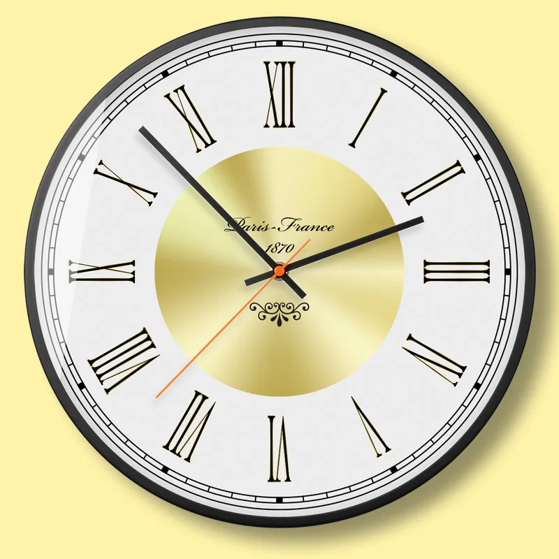 American Wall Clock Vintage Roman Dial Clock Personality Style Wall Watch Metal Frame
American Wall Clock Vintage Roman Dial Clock Personality Style Wall Watch Metal Frame