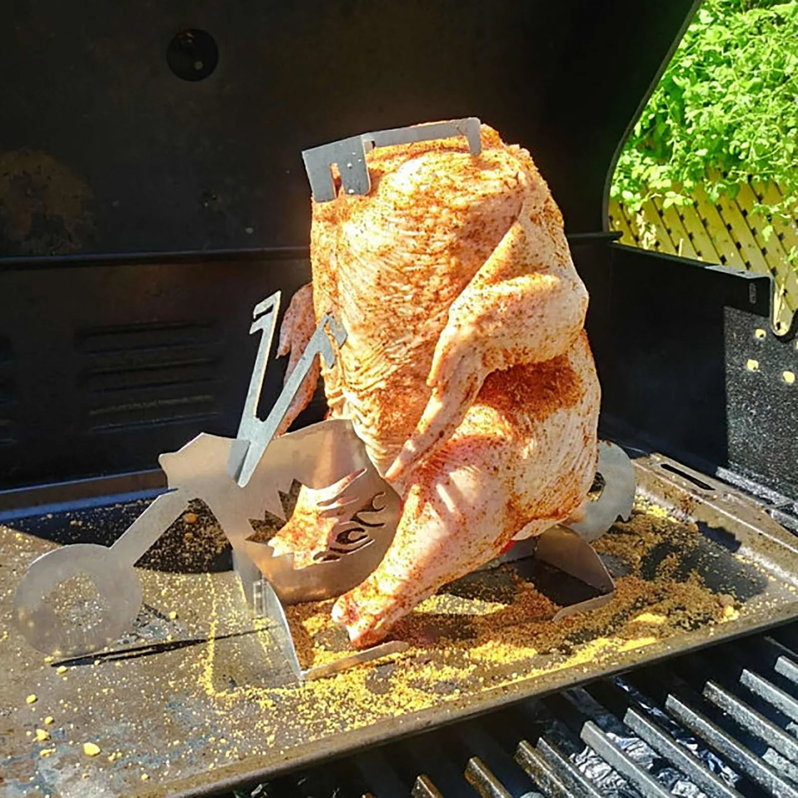 Chicken Roaster Rack With Steel Beer Can Chicken Turkey Roaster Bbq Grill Rack Stand Holder Motorcycle Shape Roaster Rack Stand
Chicken Roaster Rack With Steel Beer Can Chicken Turkey Roaster Bbq Grill Rack Stand Holder Motorcycle Shape Roaster Rack Stand