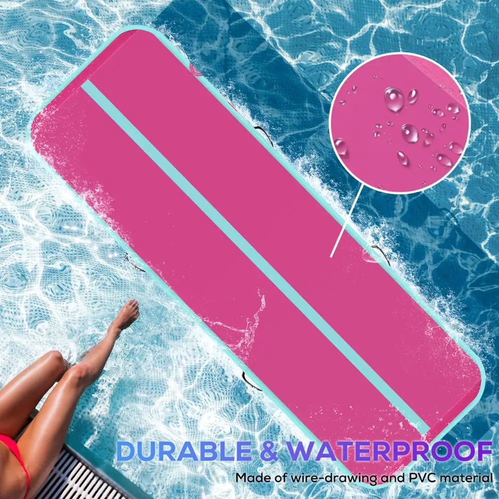 4m 5m 6m Inflatable Airtrack Floor Mat Gymnastics Inflatable Gym Mattress Trampoline Track Eletric Tumbling Mat for Beach/Yoga
4m 5m 6m Inflatable Airtrack Floor Mat Gymnastics Inflatable Gym Mattress Trampoline Track Eletric Tumbling Mat for Beach/Yoga