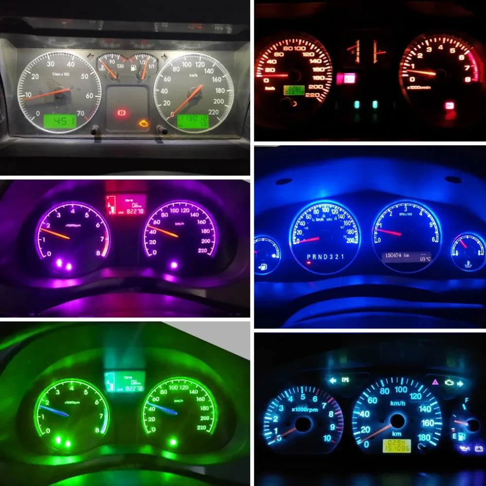 TraceBest 10Pcs T5 Led Bulb W3W W1.2W Led Canbus Car Interior Lights Dashboard Warming Indicator Wedge Auto Instrument Lamp 12V
TraceBest 10Pcs T5 Led Bulb W3W W1.2W Led Canbus Car Interior Lights Dashboard Warming Indicator Wedge Auto Instrument Lamp 12V