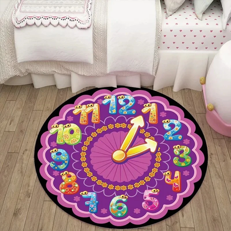 RULDGEE Round Cartoon Clock Carpet Nordic Minimalist Floor Mats Study Livingroom Bed Computer Hanging Basket Chair Floor Mats
RULDGEE Round Cartoon Clock Carpet Nordic Minimalist Floor Mats Study Livingroom Bed Computer Hanging Basket Chair Floor Mats