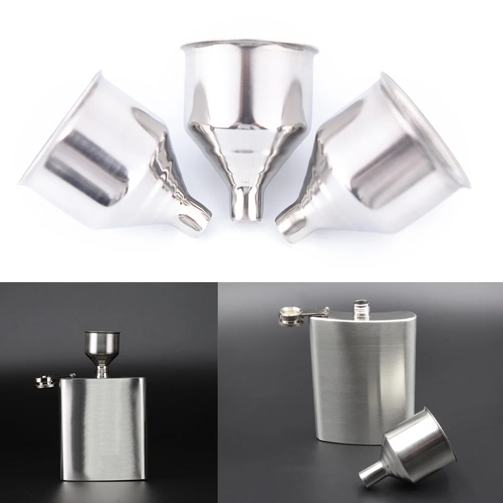1pc Stainless Steel Funnel Kitchen Tool Oil Funnel For All Hip Flasks Laboratory Tools
1pc Stainless Steel Funnel Kitchen Tool Oil Funnel For All Hip Flasks Laboratory Tools