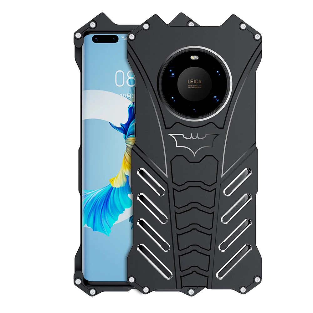 Luxury R-Just Shockproof Metal Armor Case for Huawei Mate 40 Pro Aluminum Metal Hybrid Case for Huawei Mate40 Pro Coque Cover
Luxury R-Just Shockproof Metal Armor Case for Huawei Mate 40 Pro Aluminum Metal Hybrid Case for Huawei Mate40 Pro Coque Cover