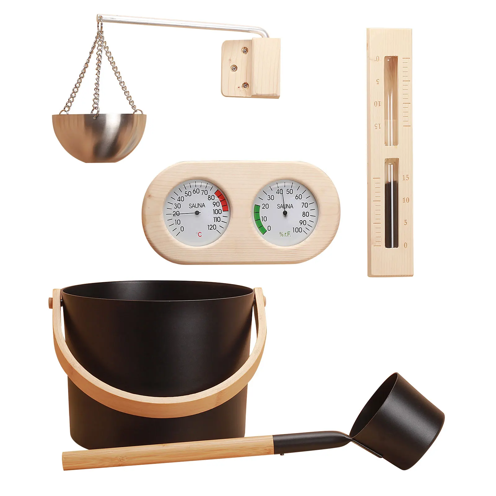 For Sauna And Spa Sauna Aromatherapy Oil Cup With Thermometer/Hygrometer Stainless Steel Essential Oil Holder Bowl Sauna Tools
For Sauna And Spa Sauna Aromatherapy Oil Cup With Thermometer/Hygrometer Stainless Steel Essential Oil Holder Bowl Sauna Tools