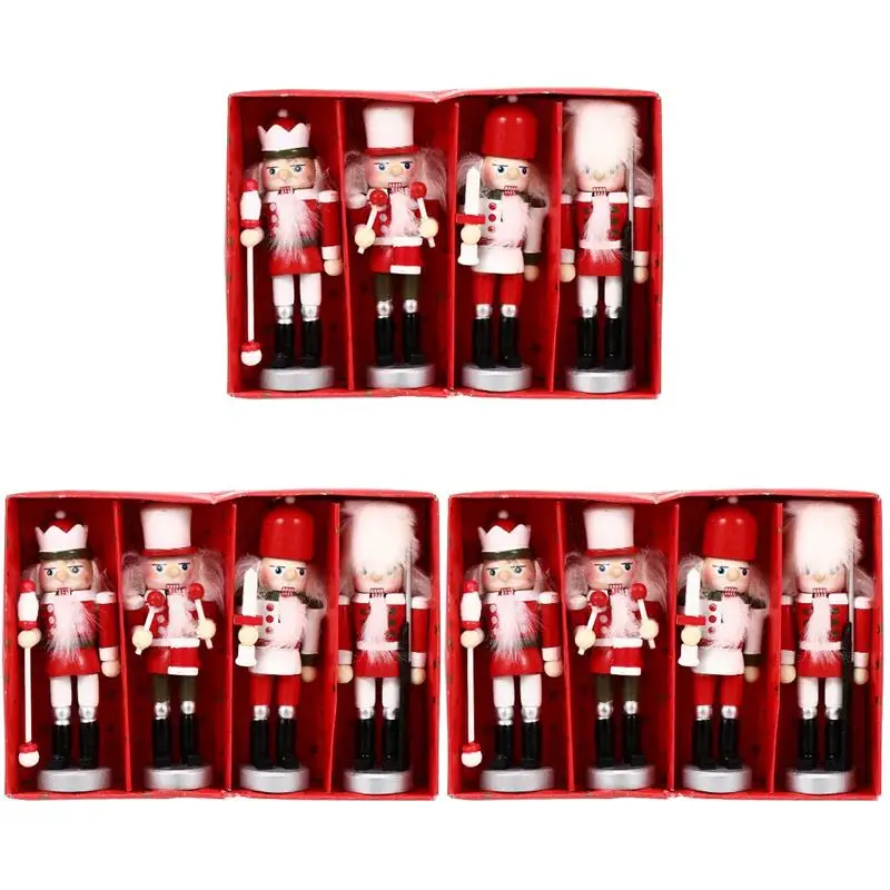 12 Pcs Wooden Walnut Soldier Pendant Christmas Tree DIY Hanging Decor Ornament Home Navidad New Year Party Gift For Kids
12 Pcs Wooden Walnut Soldier Pendant Christmas Tree DIY Hanging Decor Ornament Home Navidad New Year Party Gift For Kids