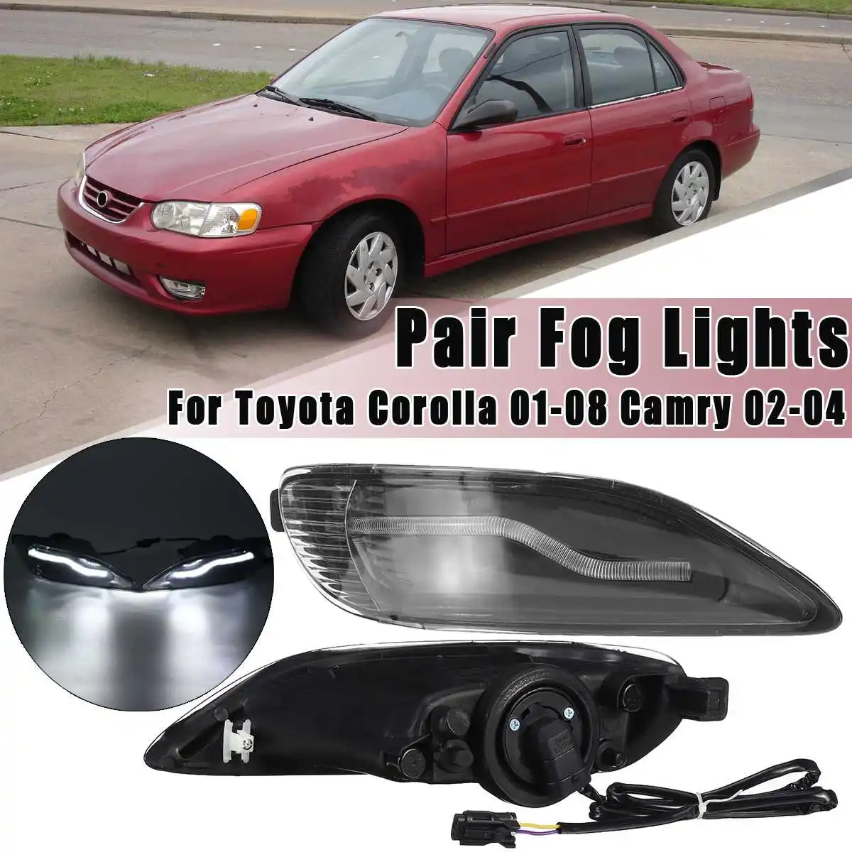 Передний светодиодный противотуманный фонарь, 2 шт. для Toyota Camry 2002 2003 2004 Corolla 2001 2002 2003 2004 2005 2006 2007 2008 американский тип
Передний светодиодный противотуманный фонарь, 2 шт. для Toyota Camry 2002 2003 2004 Corolla 2001 2002 2003 2004 2005 2006 2007 2008 американский тип