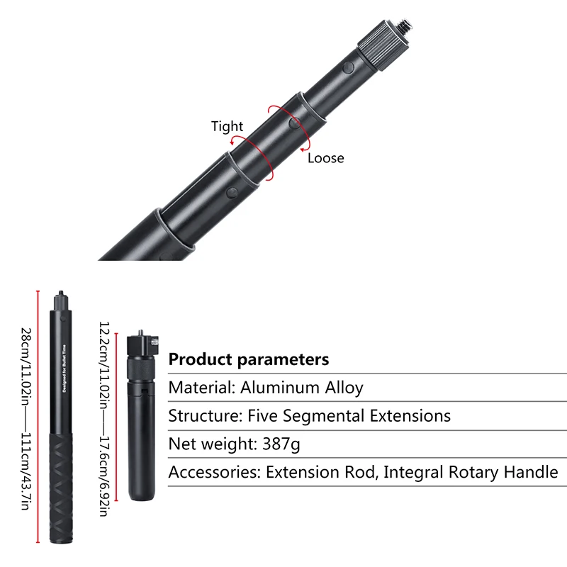 Universal Insta360 One X One R Plus EVO Selfie Stick Bullet Time Handheld Tripod Invisible Selfie Stick Insta360 Accessories
Universal Insta360 One X One R Plus EVO Selfie Stick Bullet Time Handheld Tripod Invisible Selfie Stick Insta360 Accessories