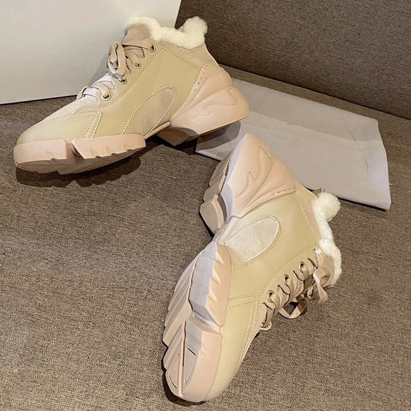 Winter 2021 Plush warm leather women's shoes flat bottomed small white shoes heightening muffin thick soled dad shoes
Winter 2021 Plush warm leather women's shoes flat bottomed small white shoes heightening muffin thick soled dad shoes