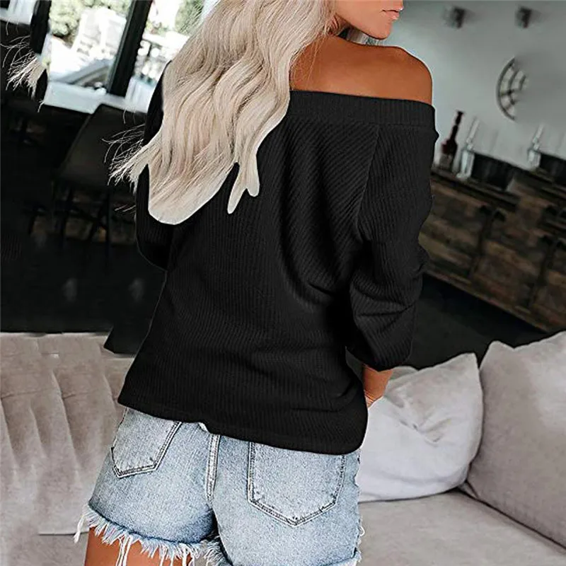 2019 European and American women's solid color V-neck long-sleeved hem knotted loose ladies sweater
2019 European and American women's solid color V-neck long-sleeved hem knotted loose ladies sweater