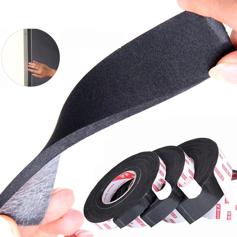 5M Single-sided sponge tape soundproof foam door Window seal strip self adhesive chair leg pads felt Furniture corner protecter
5M Single-sided sponge tape soundproof foam door Window seal strip self adhesive chair leg pads felt Furniture corner protecter