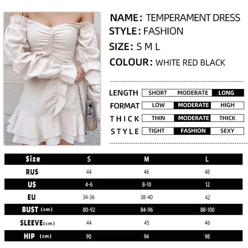 Summer Slash Neck Vintage Dress Women Sexy Off Shoulder Long Sleeve Ruffles Dress Lady Solid Retro Short Party Dresses Vestidos
Summer Slash Neck Vintage Dress Women Sexy Off Shoulder Long Sleeve Ruffles Dress Lady Solid Retro Short Party Dresses Vestidos