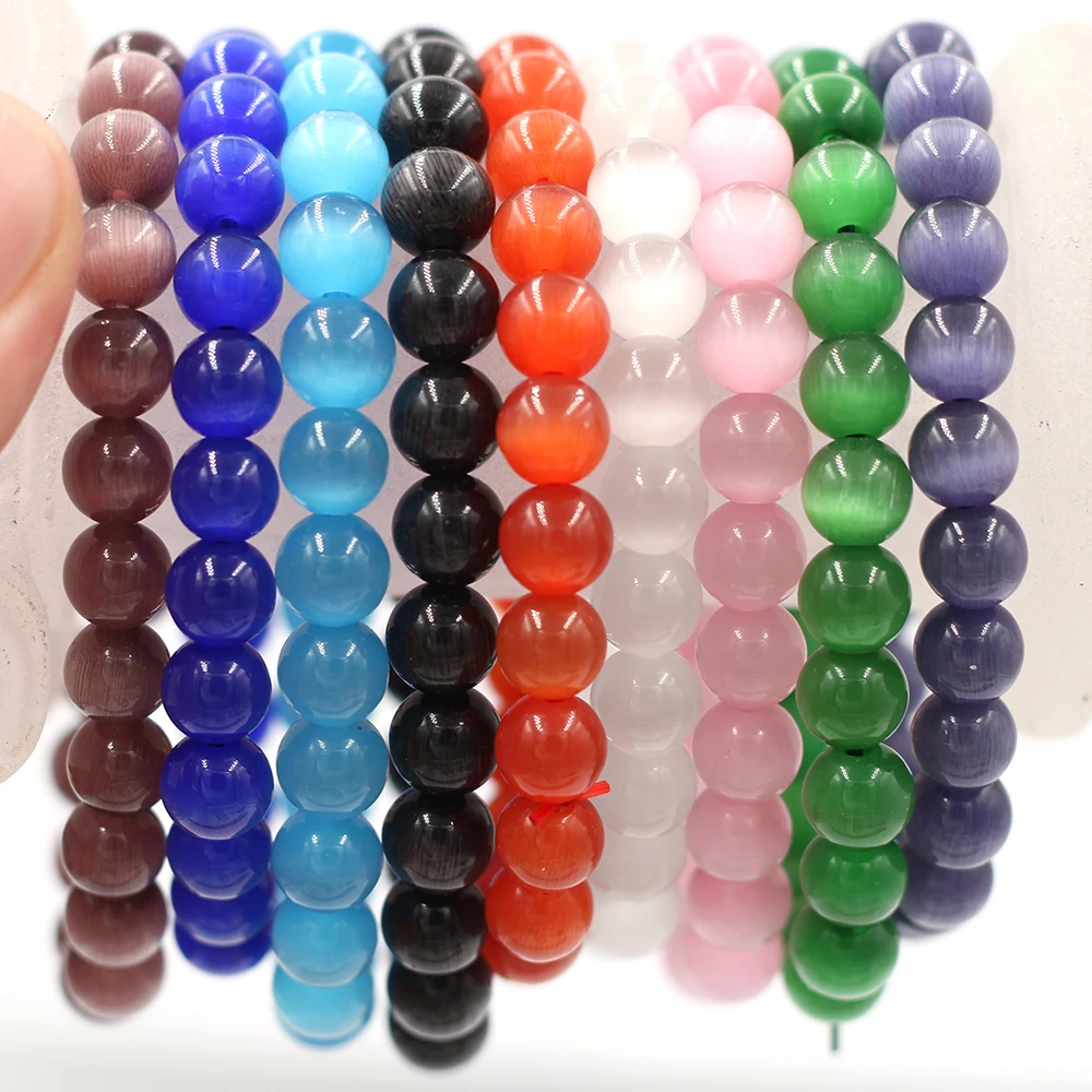 8mm Pure Yoga Bracelets Natural Stone Beads Cute Elastic Rope Bracelet Cat Eye Bracelets for Women Men Gift Fashion Jewelry
8mm Pure Yoga Bracelets Natural Stone Beads Cute Elastic Rope Bracelet Cat Eye Bracelets for Women Men Gift Fashion Jewelry