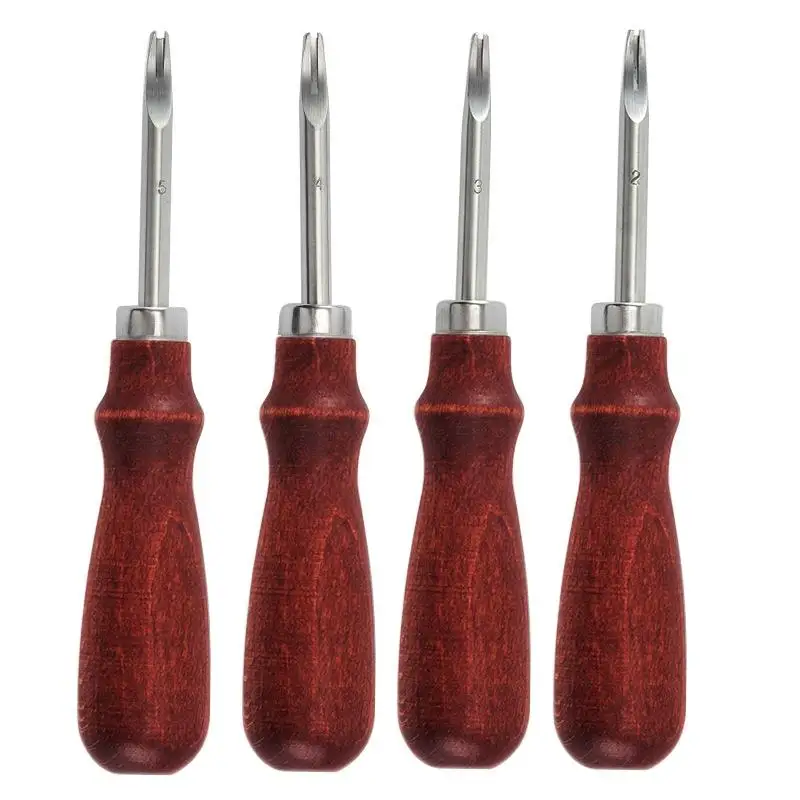4Pcs/Lot Handmade Leather Trimming Knife Sharpener Cutting Handicraft Tool With Wooden Handle 1.0/1.2/1.4/1.6 Mm Diy Practical
4Pcs/Lot Handmade Leather Trimming Knife Sharpener Cutting Handicraft Tool With Wooden Handle 1.0/1.2/1.4/1.6 Mm Diy Practical