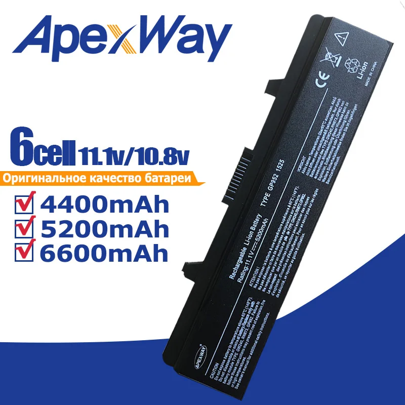 Аккумулятор Apexway для ноутбука Dell батарея GW240 297 M911G RN873 RU586 XR693 Inspiron 1525 1526 1545