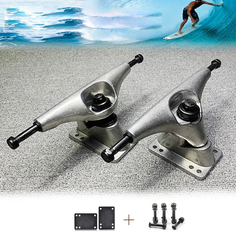 6.25Inch Silver Surf Skateboard Truck Surf Skate Skateboard Truck Longboard Truck Fish Board Long Board Steering Bracket
6.25Inch Silver Surf Skateboard Truck Surf Skate Skateboard Truck Longboard Truck Fish Board Long Board Steering Bracket