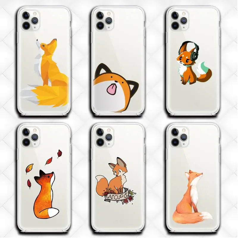 Anime funny foxs lovely cute Phone Case Clear for iphone 13 12 11 Pro max mini XS 8 7 Plus X SE 2020 XR cover
Anime funny foxs lovely cute Phone Case Clear for iphone 13 12 11 Pro max mini XS 8 7 Plus X SE 2020 XR cover