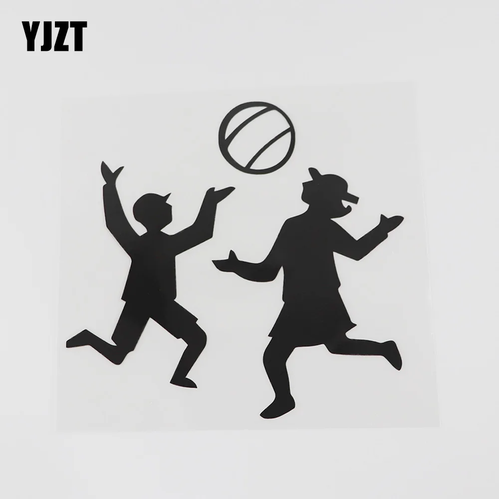 YJZT 13.2CMX12.7CM Creative Ball Play Friend Fun Decal Vinyl Car Sticker Black/Silver 8A-0767
YJZT 13.2CMX12.7CM Creative Ball Play Friend Fun Decal Vinyl Car Sticker Black/Silver 8A-0767