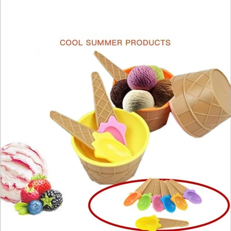 5Pcs Children Colored Ice Cream Bowl + Cone Spoon Plastic Bowl Children's Party Tart Style Dessert Small Bowl Kitchen Accessorie
5Pcs Children Colored Ice Cream Bowl + Cone Spoon Plastic Bowl Children's Party Tart Style Dessert Small Bowl Kitchen Accessorie