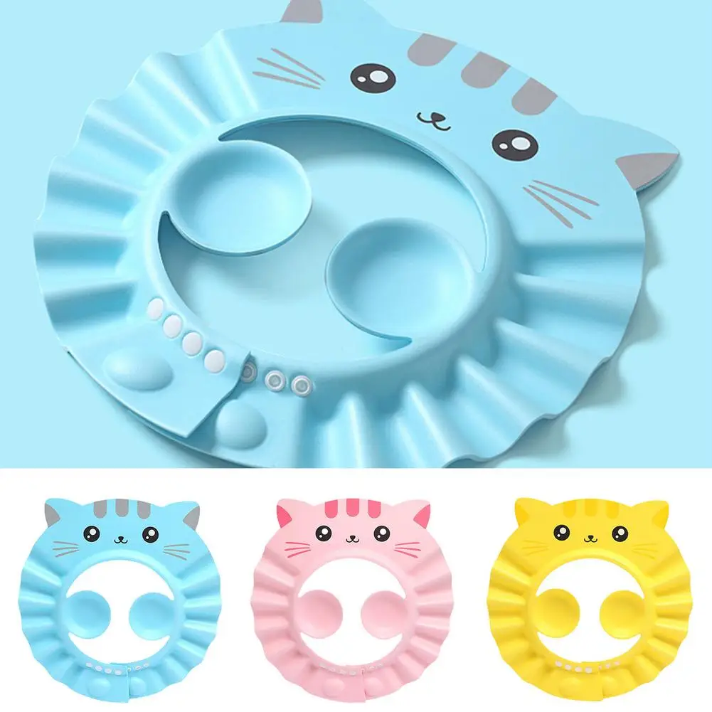 HOT Cute Baby Shower Cap Adjustable Wash Hat For Newborn Infant Ear Protection Safe Children Kids Shampoo Shield Bath Head Cover
HOT Cute Baby Shower Cap Adjustable Wash Hat For Newborn Infant Ear Protection Safe Children Kids Shampoo Shield Bath Head Cover