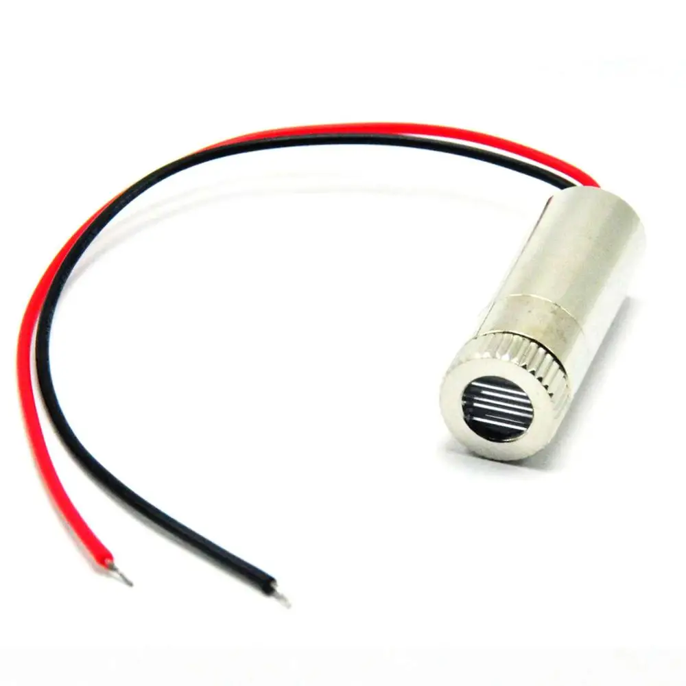 

Focusable 650nm 5mw Red Laser Diode Line Module 3-5V LD with Driver and 120° Line Lens
