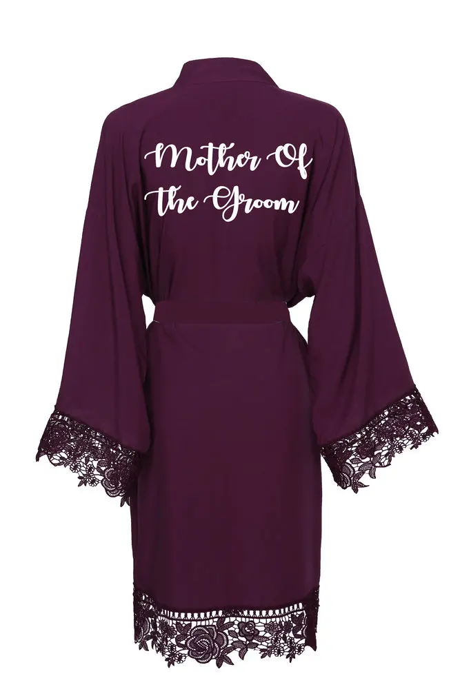 Rayon Lace Robe Bride print custom Robe Bridesmaid Robes Women Wedding Bridal Robe Bathrobe Sleepwear bridesmaids gifts
Rayon Lace Robe Bride print custom Robe Bridesmaid Robes Women Wedding Bridal Robe Bathrobe Sleepwear bridesmaids gifts