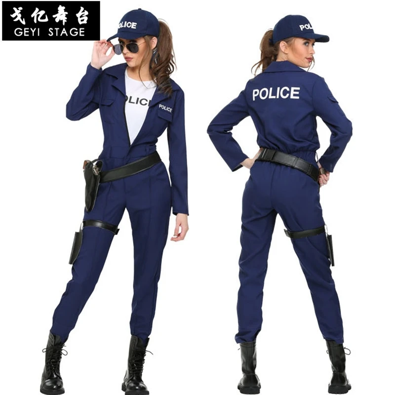 Kids Police Officer Cosplay Costume Carnival Party Fancy Clothing Set Jumpsuit Children's Day Wear Girls Policewoman Uniform
Kids Police Officer Cosplay Costume Carnival Party Fancy Clothing Set Jumpsuit Children's Day Wear Girls Policewoman Uniform