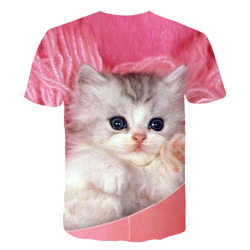 2021 Summer 3D Print T-Shirt Kids Girls And Boys Clothes Funny Cat Costume Children New Tops Kids T-shirts Hot
2021 Summer 3D Print T-Shirt Kids Girls And Boys Clothes Funny Cat Costume Children New Tops Kids T-shirts Hot