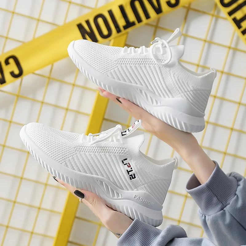 Women's Sports Shoes Spring Summer 2021 Women White Sneakers Running Shoes Without Heels Breathable Casual Tennis female Sneaker 
Women's Sports Shoes Spring Summer 2021 Women White Sneakers Running Shoes Without Heels Breathable Casual Tennis female Sneaker