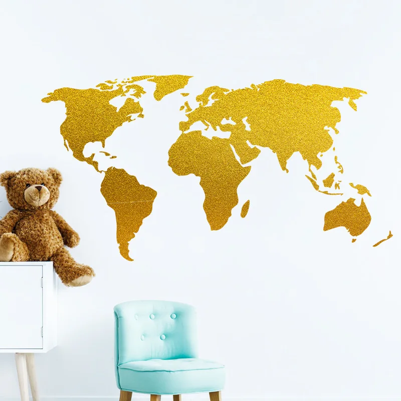 Modern World Map Seven Continents Wall Stickers Living Room Sofa Backdrop Wall Decoration Creative Room Decor Mural
Modern World Map Seven Continents Wall Stickers Living Room Sofa Backdrop Wall Decoration Creative Room Decor Mural