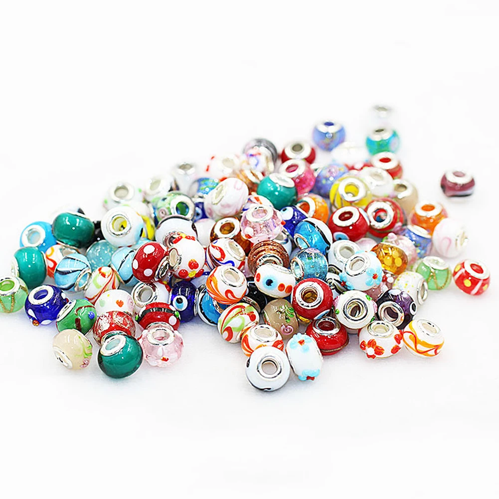 50pcs DIY Bracelet Glass Art Crafts Gift Sewing Decoration Round Beads Necklace Glazed Girls Jewelry Mixed Color
50pcs DIY Bracelet Glass Art Crafts Gift Sewing Decoration Round Beads Necklace Glazed Girls Jewelry Mixed Color