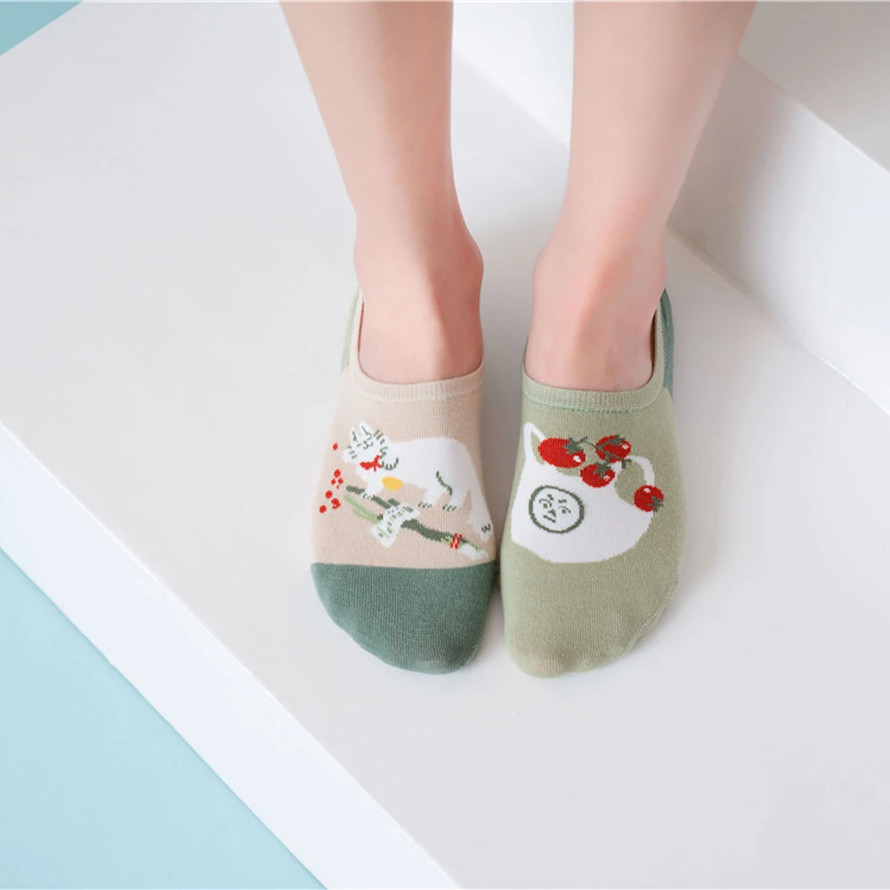 Носки женские хлопковые нескользящие с рисунком кота для скейтборда
Носки женские хлопковые нескользящие с рисунком кота для скейтборда