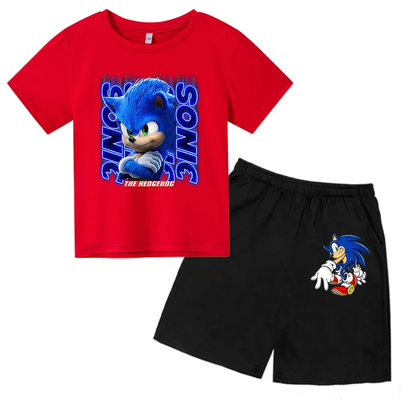 Hot-selling children's clothing for boys and girls in summer new style, big children's short-sleeved T-shirt + pants two-piece c
Hot-selling children's clothing for boys and girls in summer new style, big children's short-sleeved T-shirt + pants two-piece c
