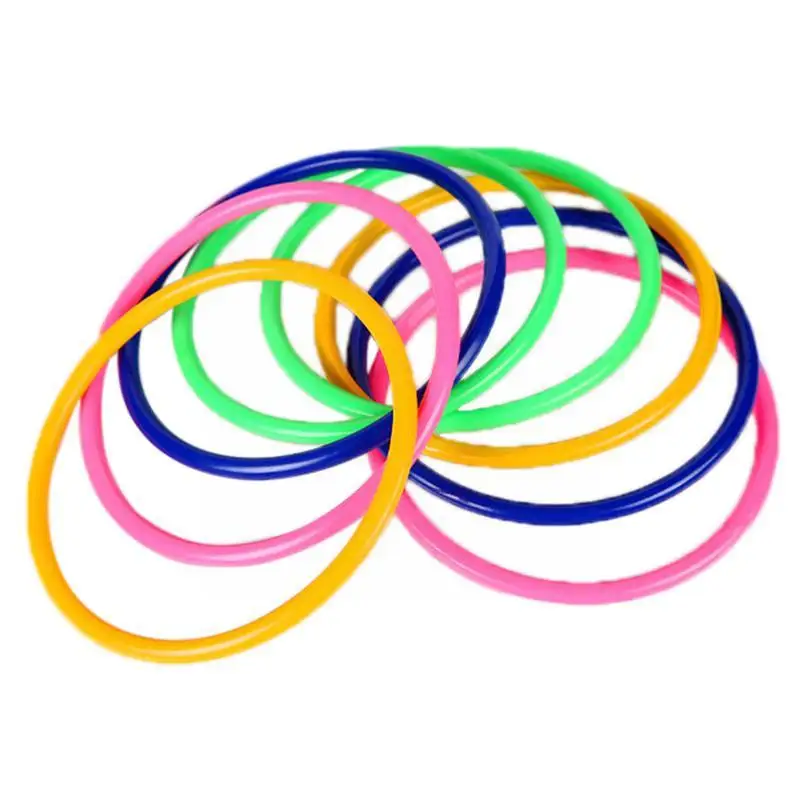 10 Pcs Plastic Toss Rings Target Throw Carnival Backyard Games Kids Development Toy Educational Park Intelligence Exercise Y9F6
10 Pcs Plastic Toss Rings Target Throw Carnival Backyard Games Kids Development Toy Educational Park Intelligence Exercise Y9F6